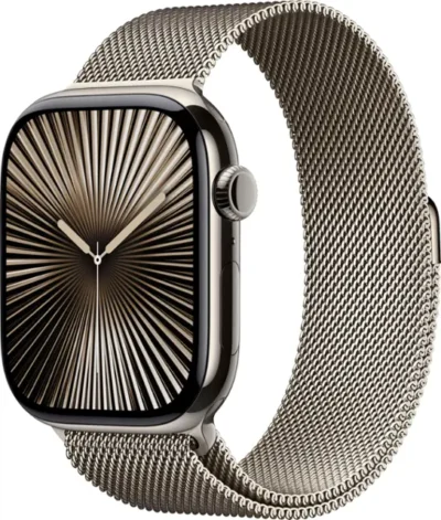 Buy (5 Pieces) New Apple Watch Series 10 (GPS+Cellular) 46mm Titanium Case with Milanese Loop M/L - Image 3